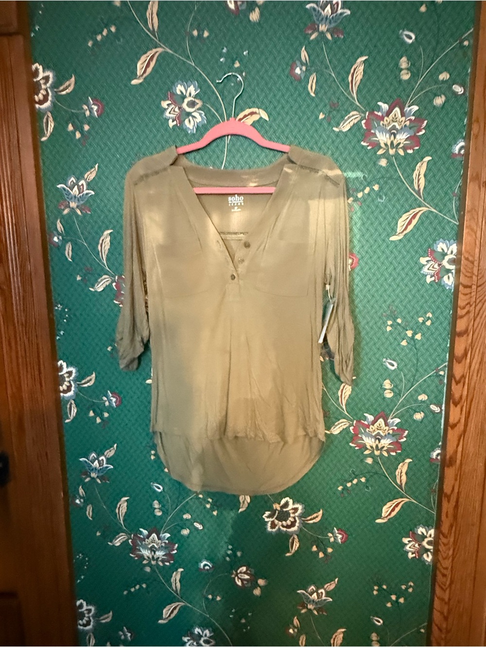Henley Tunic Top